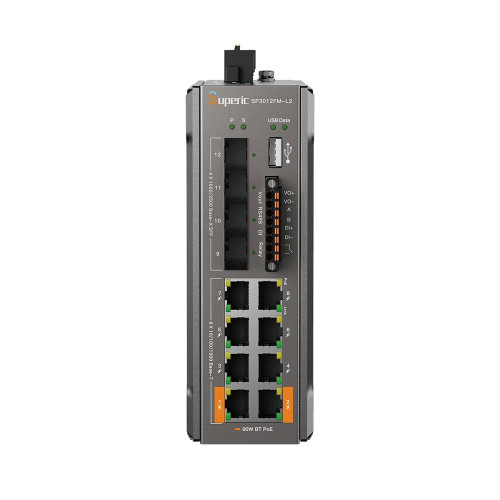 Wi-Tek SP3012FM-L2 V3 PoE коммутатор управляемый