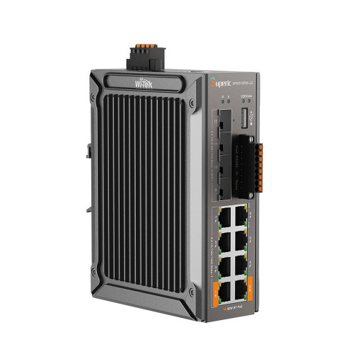 Wi-Tek SP5012FM-L2 V2 PoE коммутатор управляемый
