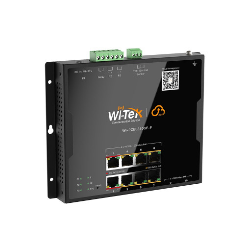 Wi-Tek WI-PCES310GF-F PoE управляемый коммутатор
