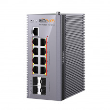 Wi-Tek WI-PCMS312GF-BT-I V3 Промышленный управляемый PoE-коммутатор L2+