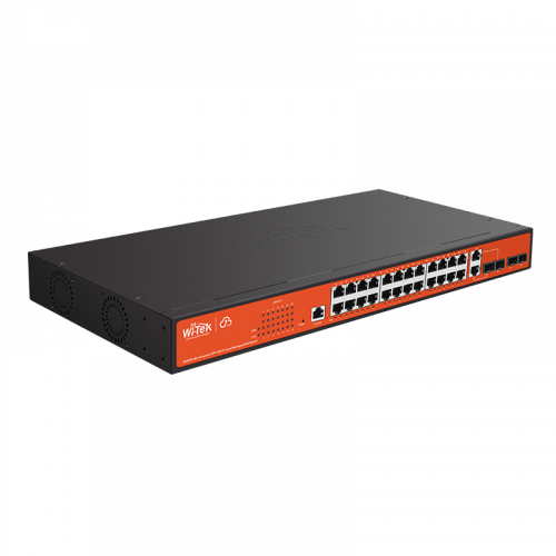 Wi-tek WI-PCMS328GF PoE коммутатор