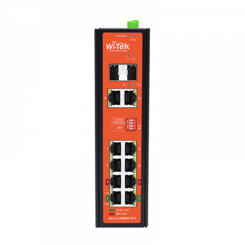 Wi-Tek WI-PS310GF- I V2 PoE Коммутатор неуправляемый